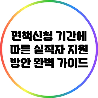 면책신청 기간에 따른 실직자 지원 방안 완벽 가이드